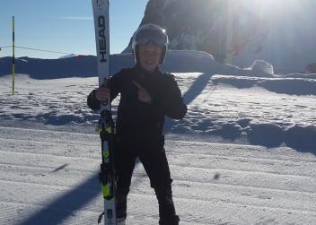 Head-Ski beim Training in Zermatt