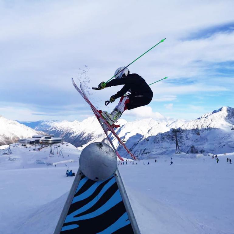 Action am Stubaier Gletscher