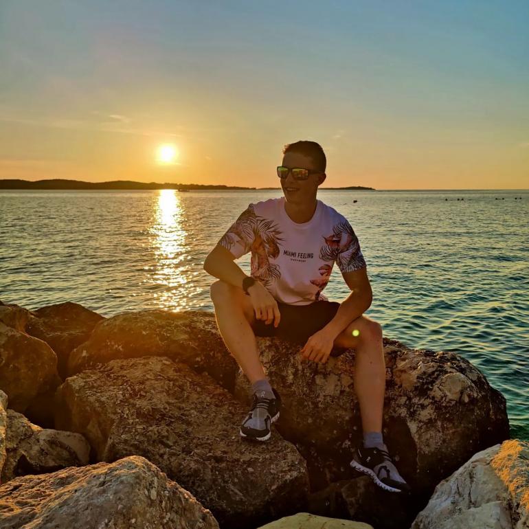 Sonnenuntergang in Kroatien